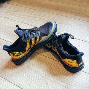 Adidas ultra boost black and gold men’s size 7